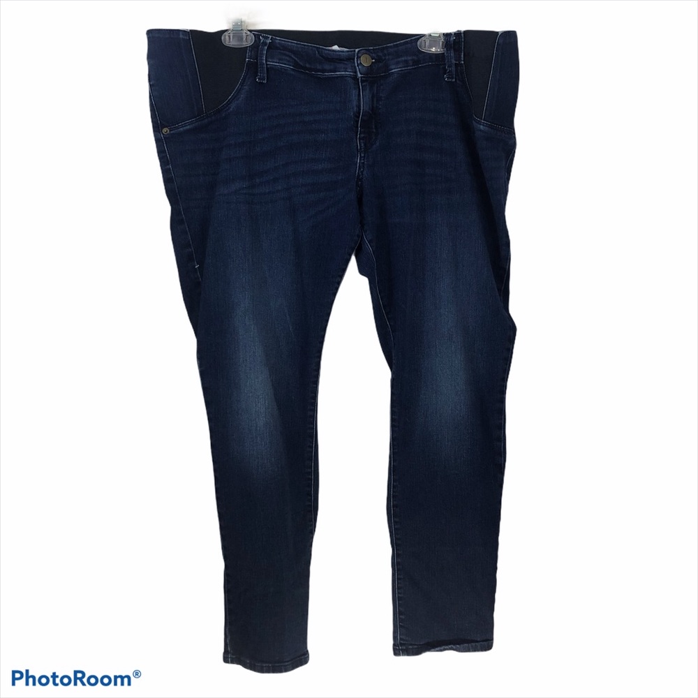 Isabel Dark Wash‎ Maternity Skinny Jeans Size 18